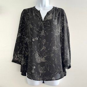 Willi Smith Tunic Style Blouse